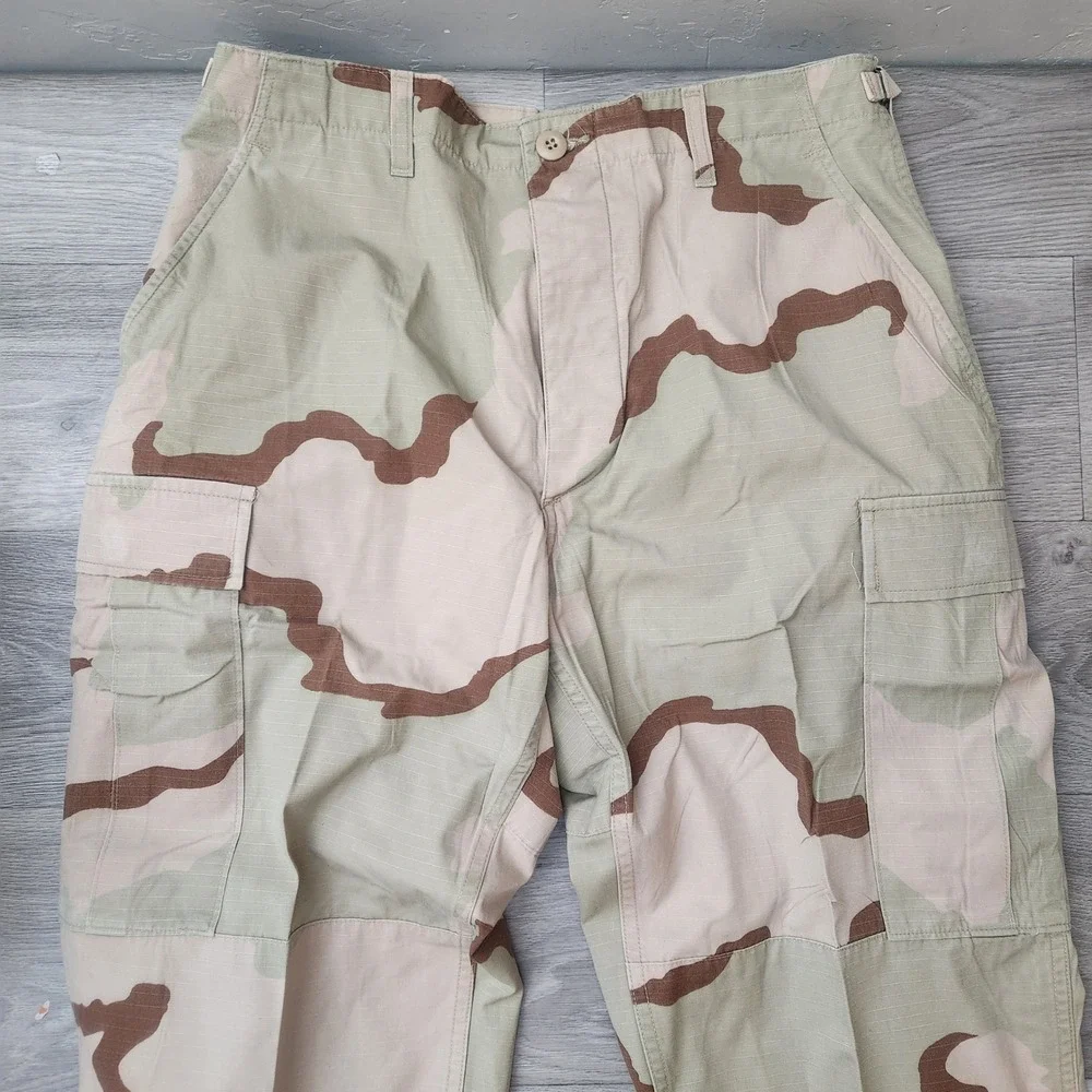 Military Tan Desert Camouflage Combat Trousers Pants Size 34 Cargo  Ripstop
